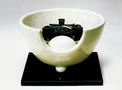 茶器/茶道具 風炉釜＆土風炉（紅鉢）セット】 風炉釜 筒糸目
