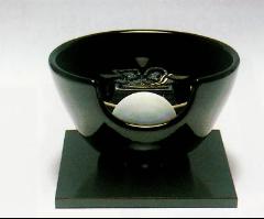 黒　紅鉢型　陶製
