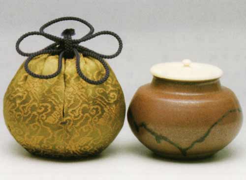 あ*や様 茶入　大海　唐物　交趾 あ*や様 茶入大海唐物交趾