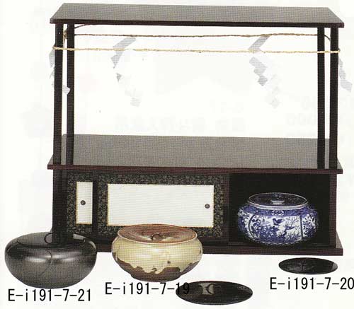 紹鴎鷗棚 うるし塗 （御幣付）【販売】-茶道具は京都しみず孔昌堂