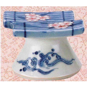 蓋置 花筏【販売】-茶道具は京都しみず孔昌堂