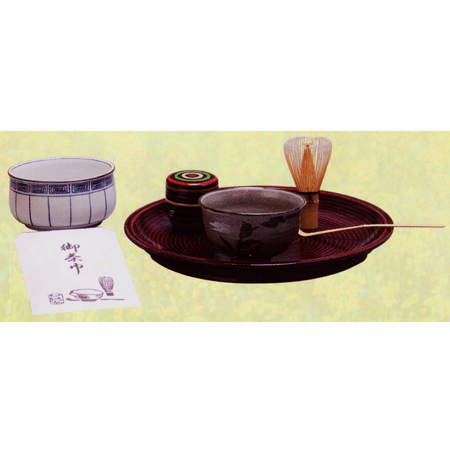 茶道具　乱盆 乱盆セット 溜塗 尺○ 木乾【販売】-茶道具は京都しみず孔昌堂