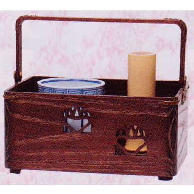 ウ256 莨盆『指物師　大崎雄斉』『鵬雲斎好　桐透　桑手付　煙草盆　共箱』茶道具 ウ256 莨盆『指物師 大崎雄斉』『鵬雲斎好 桐透 桑手付 煙草