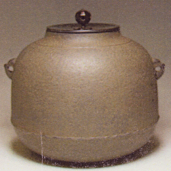 風炉釜 真形釜無地【販売】-茶道具は京都しみず孔昌堂