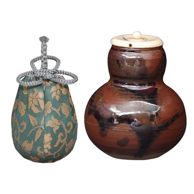 茶入 大名物 漢作 上杉瓢箪写【販売】-茶道具は京都しみず孔昌堂 茶入 大名物 漢作 上杉瓢箪写【販売】-茶道具は京都しみず孔昌堂