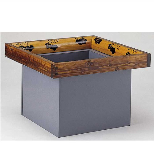 【未使用品】炉壇 炉落とし 特 なまこ色 茶道具 6073_1_expand.jpg