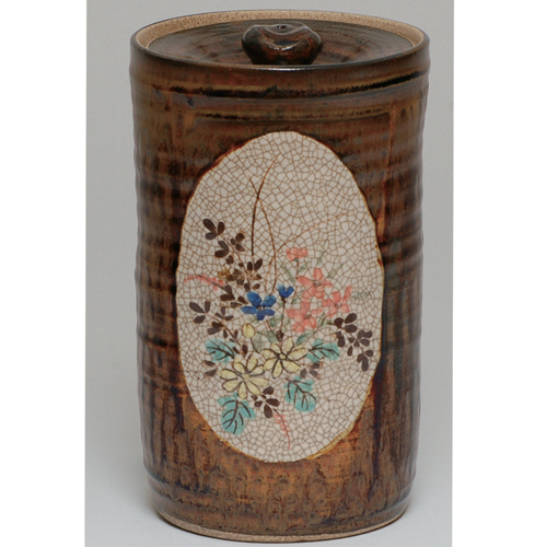 細水指 古瀬戸 秋草【販売】-茶道具は京都しみず孔昌堂