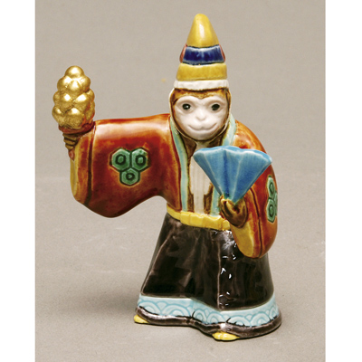 交趾 金花鳥 香合 京焼 桃山窯 交趾金花鳥香合共箱 共布 茶道具 新品