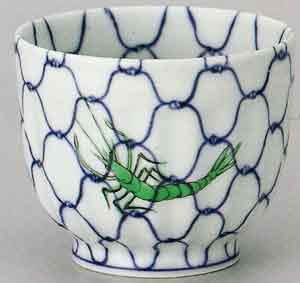 赤絵 唐子　向附　五客　淡幽 No.33 南京赤絵唐子文四方向付 五客 / A set of 5 plates