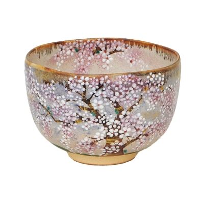 茶碗 乾山 祇園宵桜【販売】-茶道具は京都しみず孔昌堂