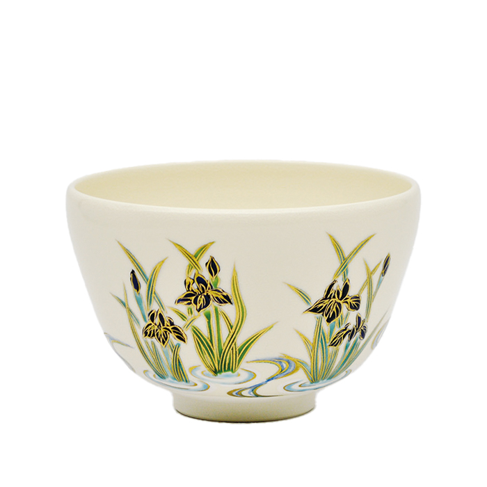 【未使用】 輪花鉢 セット 清水焼 菖蒲 色あやめ 平安 秋海棠 陶あん 茶道具 8970_1_expand.jpg