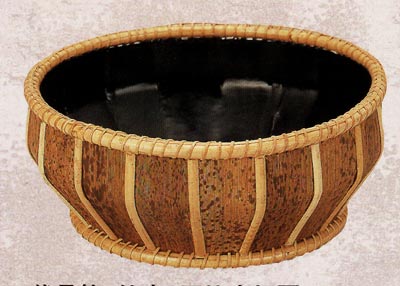 伏見籠 竹皮 円能斎好写【販売】-茶道具は京都しみず孔昌堂